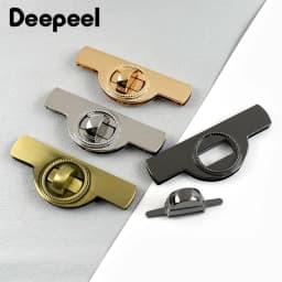 1-5Pcs Bag Twist Turn Lock Snap Metal Buckles Handbag Decor Closure Clasps DIY Luggage Replacement Hardware Accessories