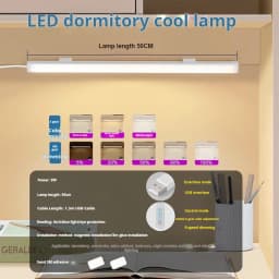 Led Light Tube Reading Lamp Usb Plug Magnetic Strip Suction Bedside Mini Night 20cm/40cm/50cm Dimmable 3colors Student-dormitory