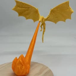 Dragon Flame Decor 3D Dragon Flame Bookshelf Nook Light Flying Fire Dragon Statue Unique Halloween Gift for Dragon Lovers