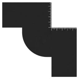 Reusable Barber Card Color Enhancement Easy Clean with Measurement Beard Line up Tool Black Hairline Maker for Styling