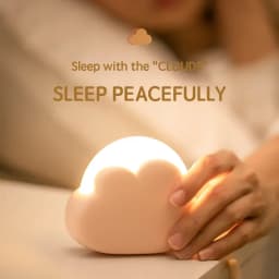 Wireless USB Night Light Mini Adorable Cloud Shape LED Night Lighst For Bedroom Baby Children Bedroom Desktop Decoration Lamps