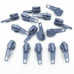 10-100Pcs 3#/5# Nylon Coil Auto Lock Zipper Puller DIY Sewing Tool Zipper Slider 20 Colors