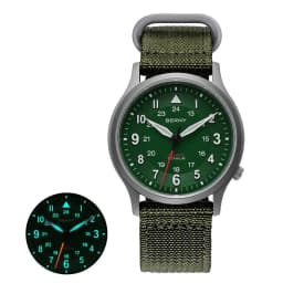 BERNY Full Titanium Watches for Men Outdoor Quartz Men's Field Wristwatch Super Luminous Sapphire Easy Read Watch