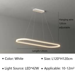 Modern LED Pendant Light For Living Dining Room Kitchen Hotel Bedroom Ceiling Chandelier Indoor Home Decoration Lighting Fixture