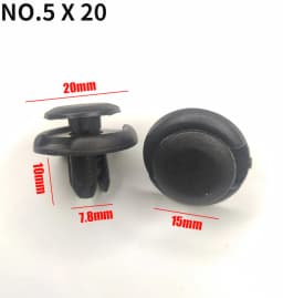 10/20/50Pcs Bumper Clips Rivets Fender Liner Fasteners Retainer For Mitsubishi Nissan Honda 8mm 9mm 10mm Hole