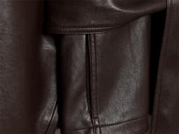 Guobioziy 2026 Autumn Slim Fit PU Leather Jacket Women Belted Waist Stand Collar Coat For Elegant Office Lady Work Wear