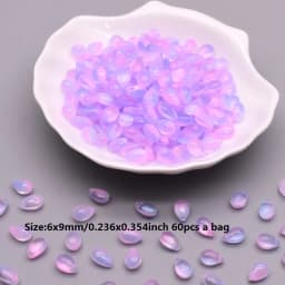 8x14mm 30/60Pcs Water Drop Shape Czech Glass Beads DIY Jewelry Findings Water Drop Glass Loose Beads for Jewelry Making Necklace