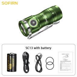 SOFIRN SP40 SC21PRO IF22A H25S SD09L SC29 SC31PRO SC13 SC33 Powerful Rechargeable LED Flashlight EDC Torch Shipping From US