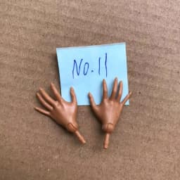 1/6 Doll Replacements Hands Elbows Feet Black Brown White Beige White Pink Skin Doll Parts Original Doll Accessories