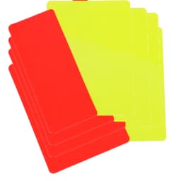 PVC Soccer Referee Cards Set, Red and Yellow Penalty Cards, Football Match Training Tool, Sports Supplies 7x11cm 2 Pcs 4 Pcs 8Pc