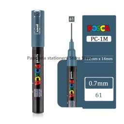 1 UNI POSCA PC-1M Marker Art Supplies for Artist POP Poster Pen Graffiti Advertising 0.7mm Art Stationery Multi-color Optional