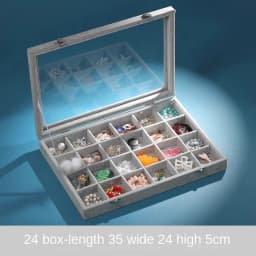 Jewelry Storage Box Large Capacity Ring Box Earrings Earrings Necklace Bracelet Pendant Box Hand Jewelry Jewelry Display Box