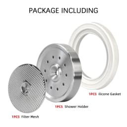 Precision Shower Screen Group Head with Silicone Steam Ring Compatible with Breville 9 Series Espresso Machines