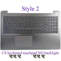 New For IdeaPad 3 15ALC6 15ITL6 15ADA6 2021 Laptop LCD Back Cover Front Bezel Palmrest Bottom Case Keyboard Hinges