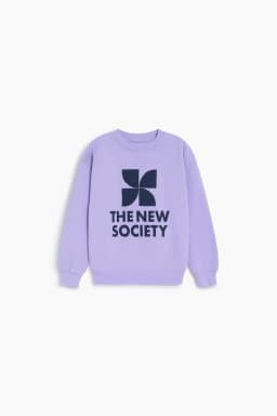 New Trend 26Aw TNS Style Pure Cotton Sweatshirt Top for Boys and Girls Pretty Girls
