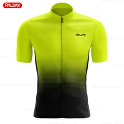 RAUDAX NEW Short Sleeve Cycling Jersey Set Bib Shorts Ropa Ciclismo Bicycle Clothing MTB Bike Jersey Uniform Men Clothes