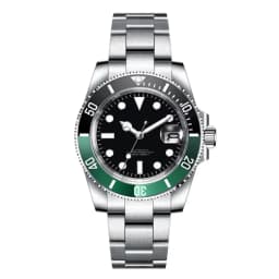 40mm Corgeut man Watch Custom Logo Luxury Sapphire NH35 Automatic Mechanical Watches Ceramic Bezel 120 Click Luminous