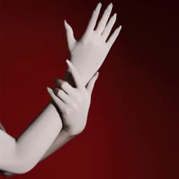 43cm Solid 8D High Elasticity Oil Smooth Women Sexy Thin Tight Stockings Gloves Club Cosplay Performance Long Five Finger Glove