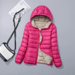 New Casual 90% Ultra Light White Duck Down Jacket Women Autumn Winter Warm Double sided Coat Lady Plus Size Female Hooded Parka