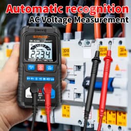 Profesional Digital Multimeter AC DC NCV Smart Multimeters Multimetro Ohm Voltage Meter Auto Range 600V Electrician Tester