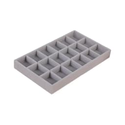 3-Layer Pet Velvet Jewelry Box - Large Capacity Jewelry Storage Velvet Jewelry Box, Suitable for Storing Jewelry Such as Earring