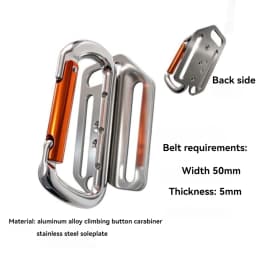 New Stainless Steel Quick Hanging Buckle, Universal Fit for Worx 132/132x/132TU Models, Gift for Men
