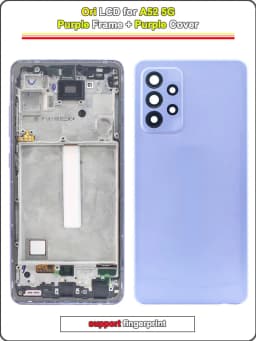 Tested LCD for Samsung Galaxy A52 5G LCD Display Touch Screen Digitizer Assembly for Samsung A52 5G Phone LCD A526B A526W A526U