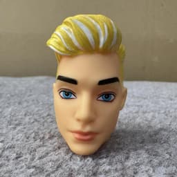 1/6 Boys Doll Heads Prince Ken Heads Solid Boy Head For 30cm Body Kids Boys Girls DIY Toys Birthday Gifts