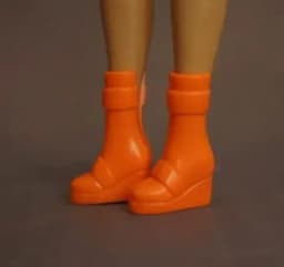 Toy accessories flat foot high heels boots shoes for your BB ST Dolls BBQB1