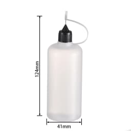5pcs/lot 5-120ML PE Plastic Squeezable Tip Glue Applicator Plastic Bottle for Paper Quilling DIY Scrapbooking Paper Craft Tool