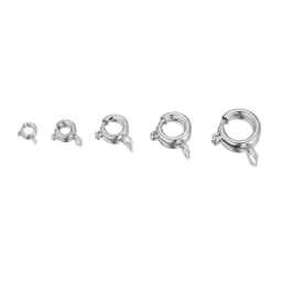 10pcs Gold Color Stainless Steel Round Claw Spring Ring Clasps Hooks for DIY Jewelry Making Necklace Connector Bracelet Supplies