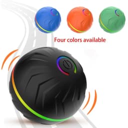 Interactive Smart Dogs Toys Balls - USB Automatic Moving Bouncing Ball for Puppy to Large Dog - Electronic Pets Ball Birthday Gi