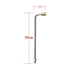 Pressure Washer Extension Rod Lance Set 4000PSI Spray Gun with 1/4 Inch Quick Connect for Efficient Cleaning