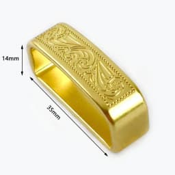 1Pc Deepeel 35/40mm Pure Copper Man Belt Buckle Ring Metal Solid Brass Waistband Loop Clasp Men Belts Leather Crafts Accessories