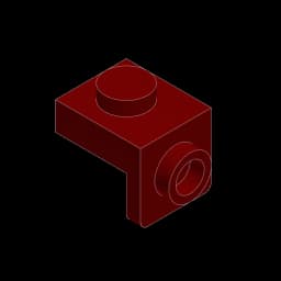 50pcs 36841 Bracket 1 x 1 - 1 x 1 Bricks Collections Bulk Modular GBC Toys For Technical MOC DIY Gifts Sale Buildings Blocks