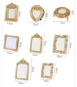 Resin Photo Frame Stud Display Stand Jewelry Storage Stand Ring Stud Necklace Pendant Display Stand