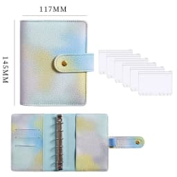 2023 New A7 Budget Binder Cash Envelopes for Money Saving Organizer with Zipper Pockets, Budget Sheets and Self-adhesive Labels