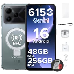 DOOGEE Note56 Plus VIP Edition Android 16 Gemini AI "battery 6150 mAh 48 Go RAM (6 + 42) 256 Go ROM Mobile Phone