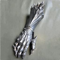 Medieval Knight Goth Vintage Mechanical Long Gloves Tactical Punk Hand Armor Man Woman 3D Pringting Cosplay Props