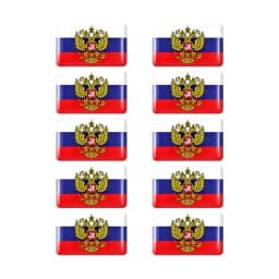 10pcs Epoxy Italy Flags Sticker Car Interior Decoration Decal for Fiat 500 Abarth Punto Panda Tipo Bravo Stilo Coupe Doblo Badge