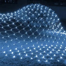 Solar or EU Plug Net Light Mesh Fairy Lights Waterproof Garland With 8 Modes Timer Christmas Decorations For Home 3M*2M Holiday