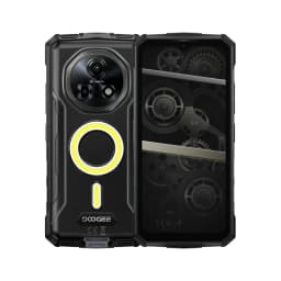 DOOGEE Fire 7 Pro Rugged Phone Dual Camping Lights Support Push-to-Talk Over Cellular 13000mAh Battery Android 15 Smartphone