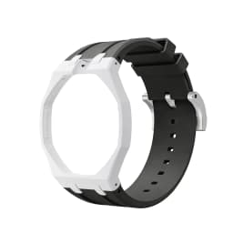 Bioceramics Watch Case+Silicone Band Modification Kit Strap Case Changer To Wristwatch Accessories For Royal Pop