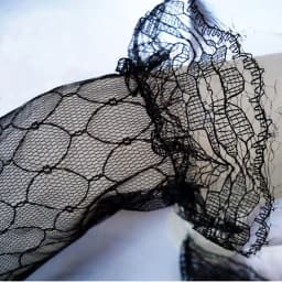 Elastic Elegant Autumn Short Dress Accessories Banquet Thin Mittens Bridal Mesh Gloves Lace Gloves Wedding