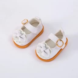 3.5cm Doll Canvas Shoes Leather Shoes For 15 17 cm For Labubu Doll Mini 1/6 BJD OB27 10cm Cotton Doll Clothing Outfit Accessory