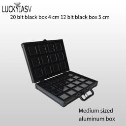 Portable Travel Gems Box Show Gemstone Storage Case Beads Diamond Pendant Exhibition Box Shockproof Gem Jars Exhibition Tray