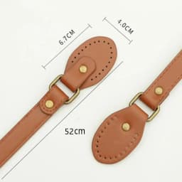 1Pc 52x2cm Pu Leather Shoulder Bag Straps Bag Handles DIY Replacement Women Crossbody Handbag Handle Belts Strap Bag Accessories