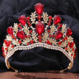 KMVEXO Luxury High Quality Royal Queen Wedding Crown for Women 2022 Large Crystal Banquet Veil Tiara Party Costume Hair Ornament