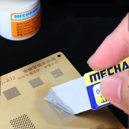 MECHANIC Ultra Thin 0.2mm Tin Spatula Solder Paste BGA Repair Scraper Wear-Resistant Glue Tin Remover Flat Oblique Mouth Blade