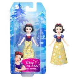 Original Disney Princess Mini Princess Snow White Moanna Merida Elsa Anna Miniature Dolls for Girls Christmas Gifts HPL55 Toys